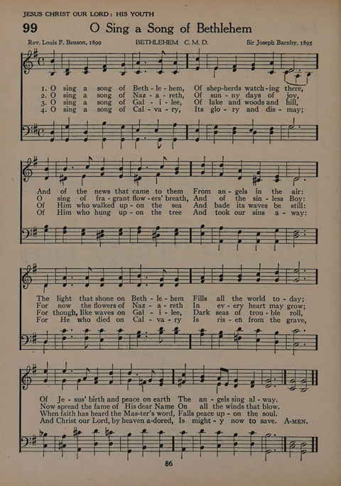 The Church School Hymnal for Youth page 86