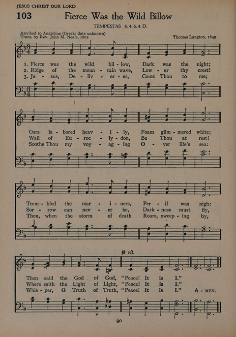 The Church School Hymnal for Youth page 90