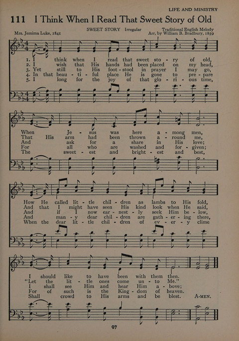 The Church School Hymnal for Youth page 97