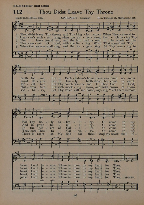 The Church School Hymnal for Youth page 98