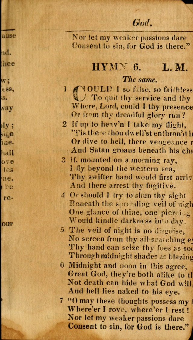 A Choice Selection of Psalms, Hymns and Spiritual Songs for the use of  Christians page 10