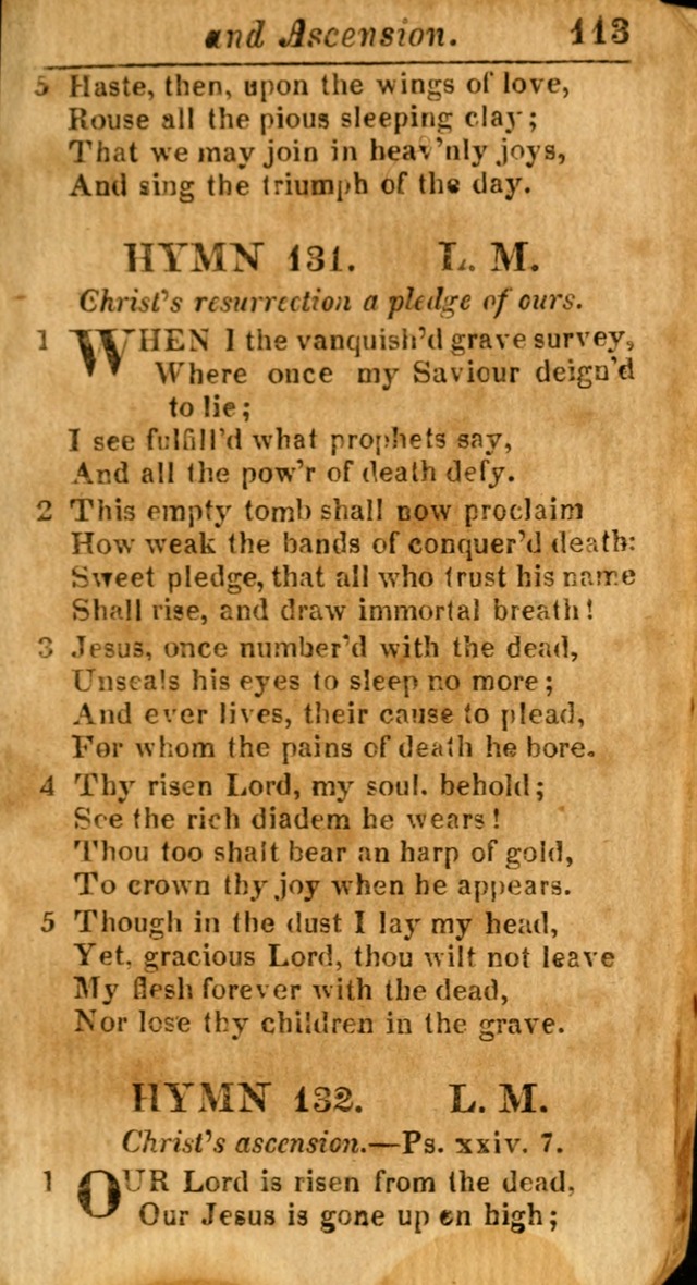 A Choice Selection of Psalms, Hymns and Spiritual Songs for the use of  Christians page 114