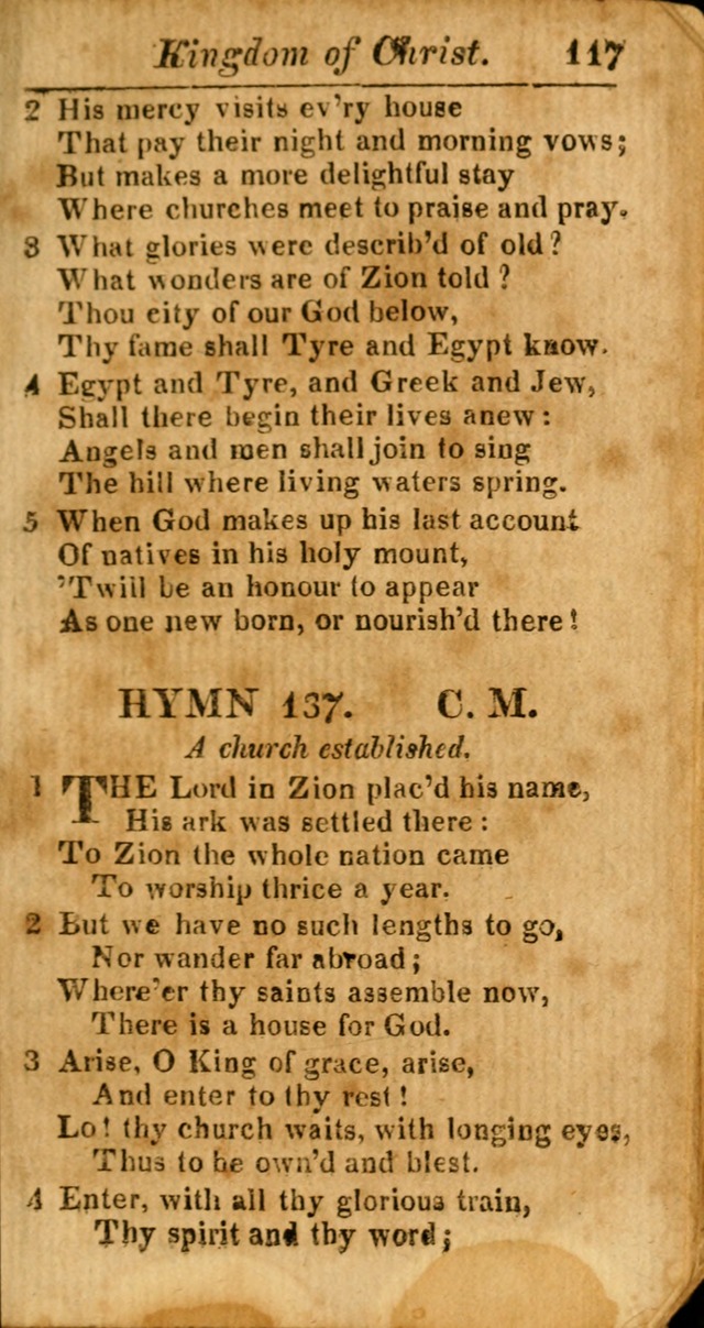 A Choice Selection of Psalms, Hymns and Spiritual Songs for the use of  Christians page 118