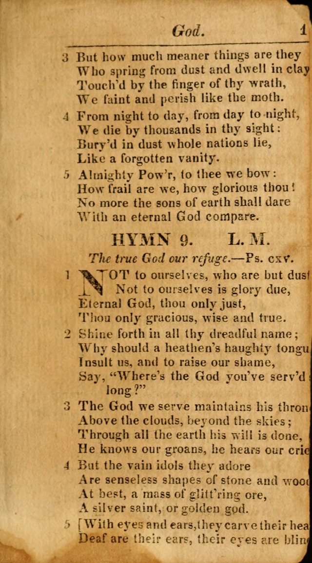 A Choice Selection of Psalms, Hymns and Spiritual Songs for the use of  Christians page 12