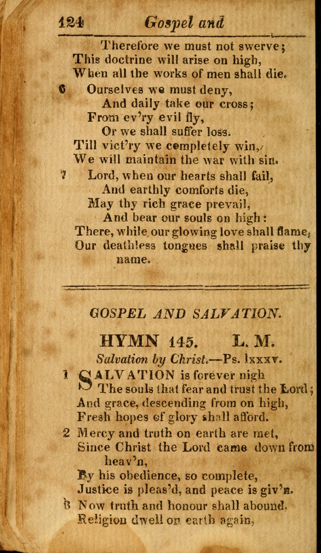 A Choice Selection of Psalms, Hymns and Spiritual Songs for the use of  Christians page 125