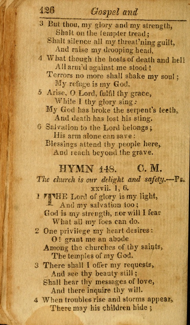 A Choice Selection of Psalms, Hymns and Spiritual Songs for the use of  Christians page 127