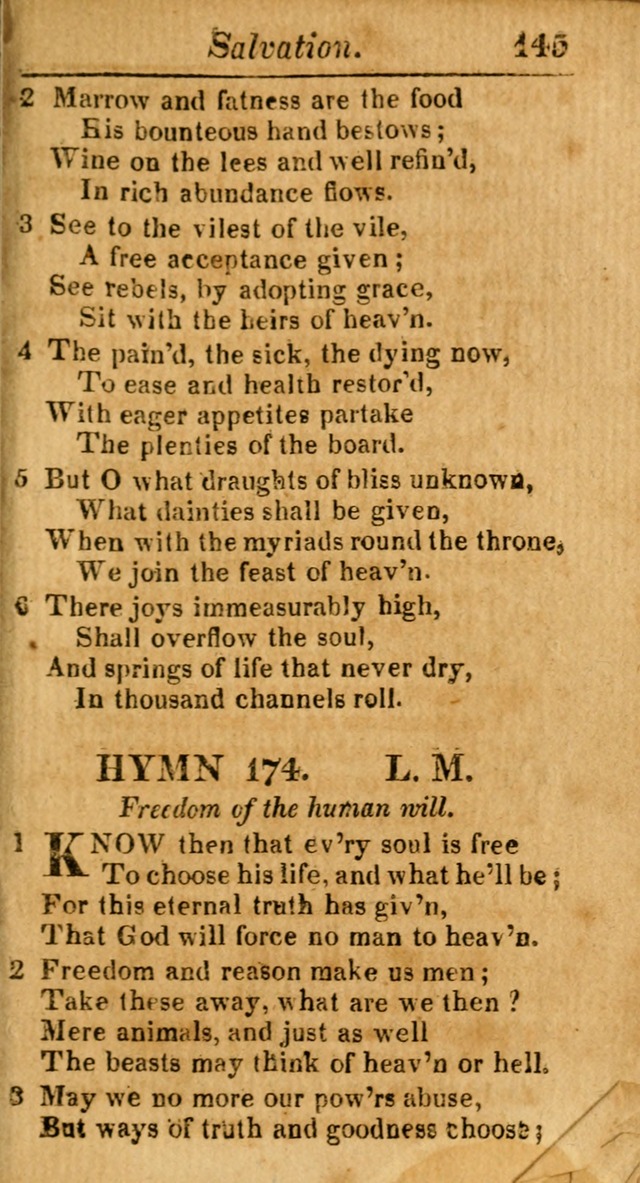 A Choice Selection of Psalms, Hymns and Spiritual Songs for the use of  Christians page 146