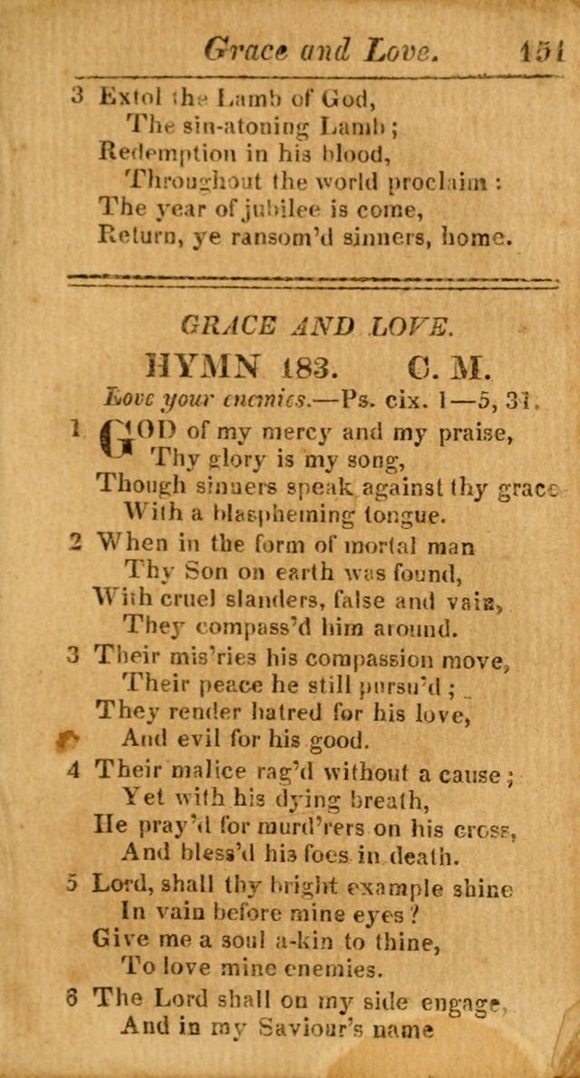 A Choice Selection of Psalms, Hymns and Spiritual Songs for the use of  Christians page 152