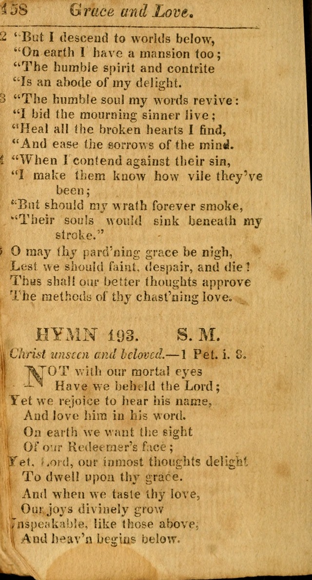 A Choice Selection of Psalms, Hymns and Spiritual Songs for the use of  Christians page 159