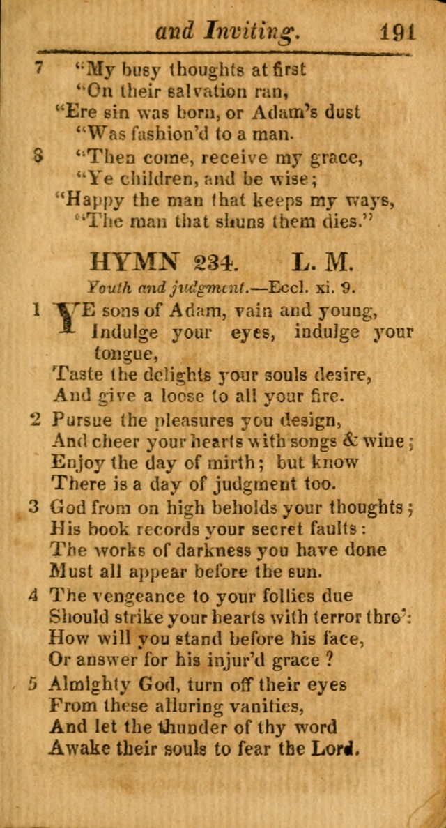 A Choice Selection of Psalms, Hymns and Spiritual Songs for the use of  Christians page 188