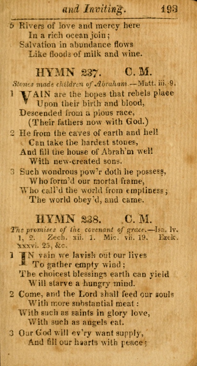 A Choice Selection of Psalms, Hymns and Spiritual Songs for the use of  Christians page 190