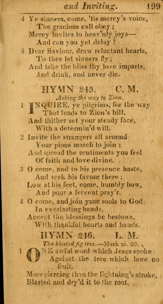 A Choice Selection of Psalms, Hymns and Spiritual Songs for the use of  Christians page 196