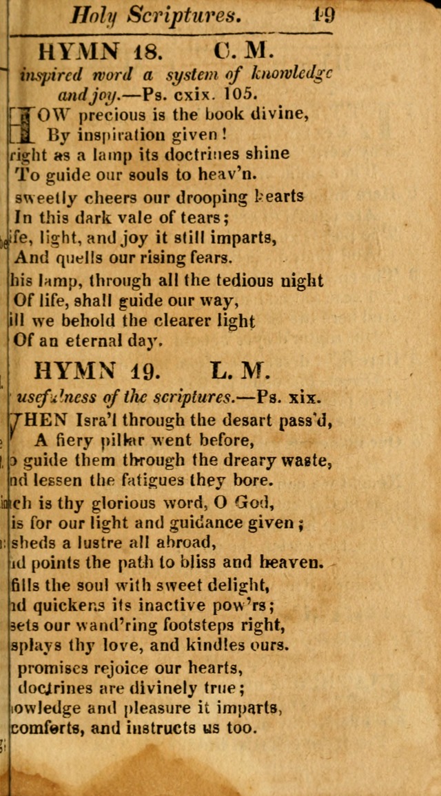 A Choice Selection of Psalms, Hymns and Spiritual Songs for the use of  Christians page 20