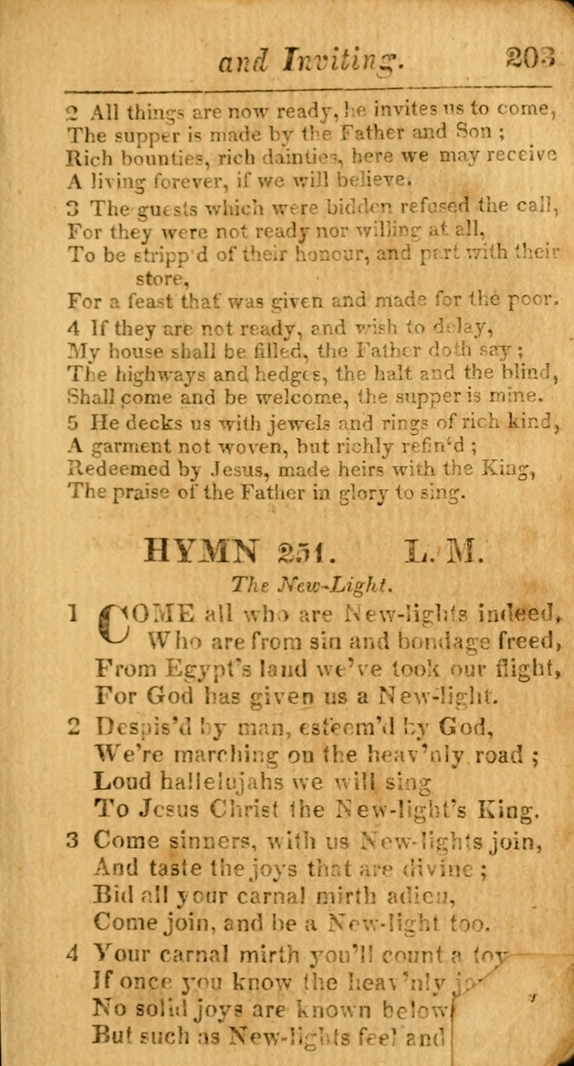 A Choice Selection of Psalms, Hymns and Spiritual Songs for the use of  Christians page 200