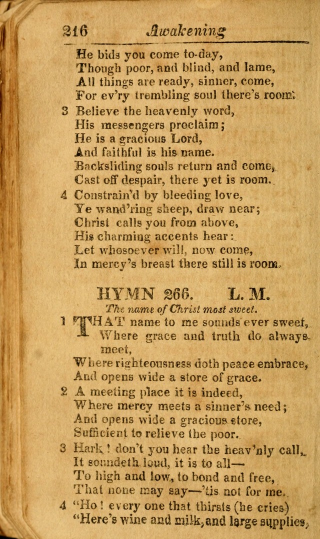 A Choice Selection of Psalms, Hymns and Spiritual Songs for the use of  Christians page 209