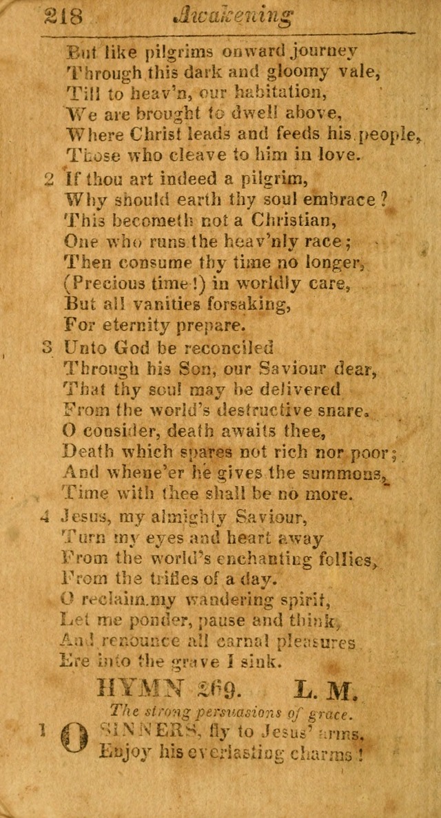 A Choice Selection of Psalms, Hymns and Spiritual Songs for the use of  Christians page 211