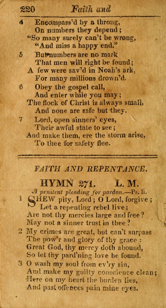 A Choice Selection of Psalms, Hymns and Spiritual Songs for the use of  Christians page 213