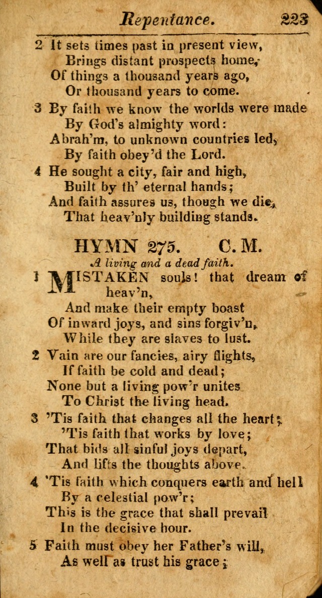 A Choice Selection of Psalms, Hymns and Spiritual Songs for the use of  Christians page 216