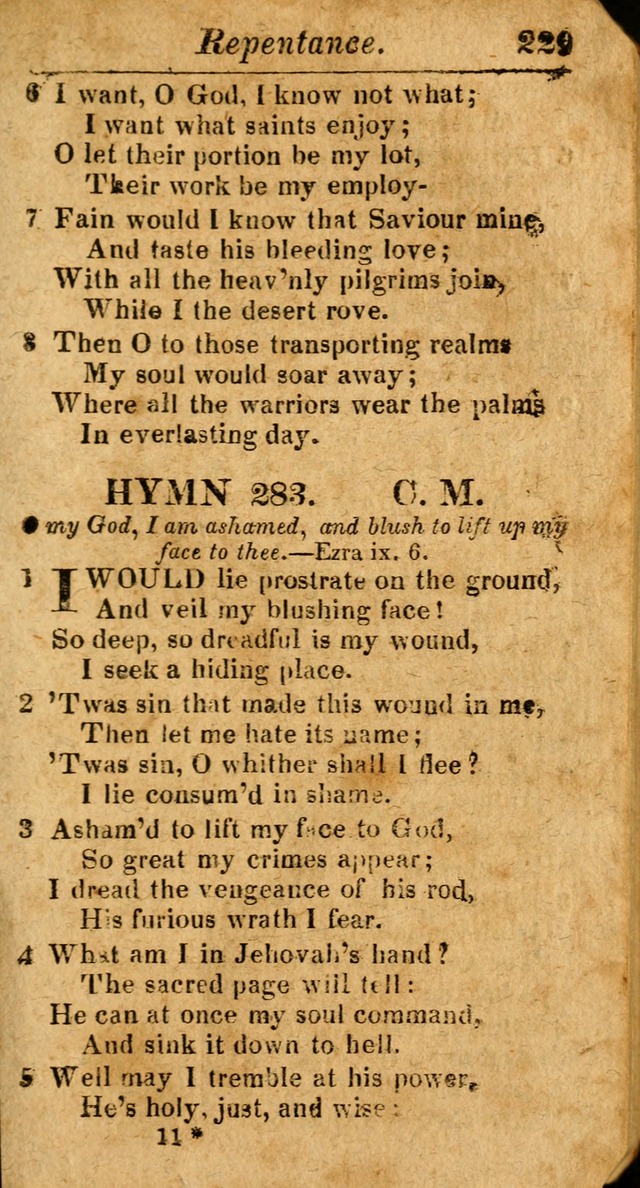 A Choice Selection of Psalms, Hymns and Spiritual Songs for the use of  Christians page 222