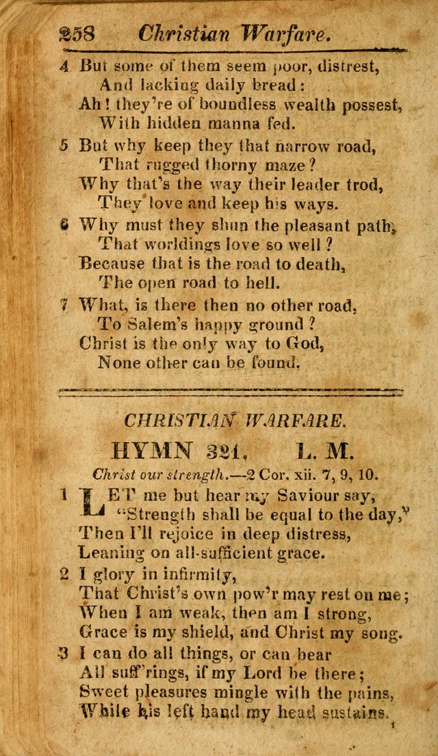 A Choice Selection of Psalms, Hymns and Spiritual Songs for the use of  Christians page 251