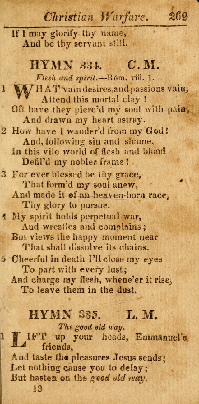 A Choice Selection of Psalms, Hymns and Spiritual Songs for the use of  Christians page 262