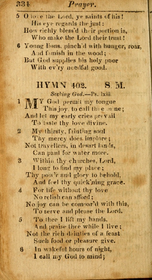 A Choice Selection of Psalms, Hymns and Spiritual Songs for the use of  Christians page 327