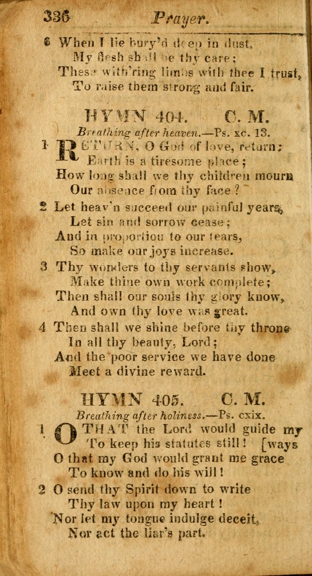 A Choice Selection of Psalms, Hymns and Spiritual Songs for the use of  Christians page 329