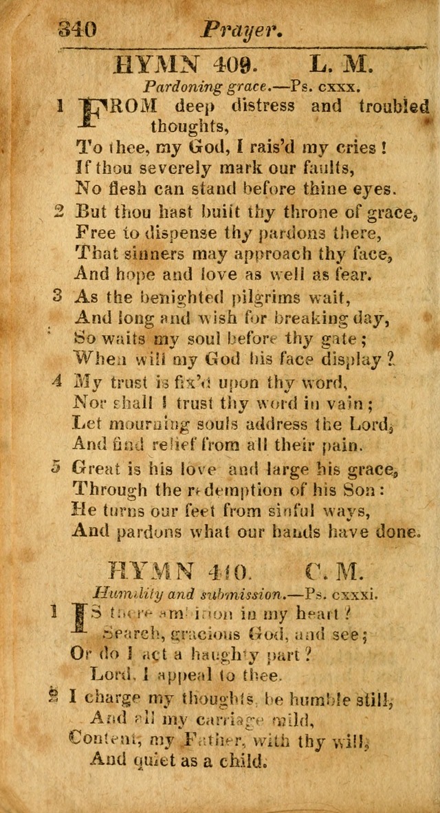 A Choice Selection of Psalms, Hymns and Spiritual Songs for the use of  Christians page 333