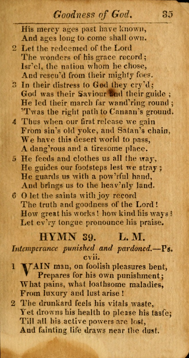 A Choice Selection of Psalms, Hymns and Spiritual Songs for the use of  Christians page 36