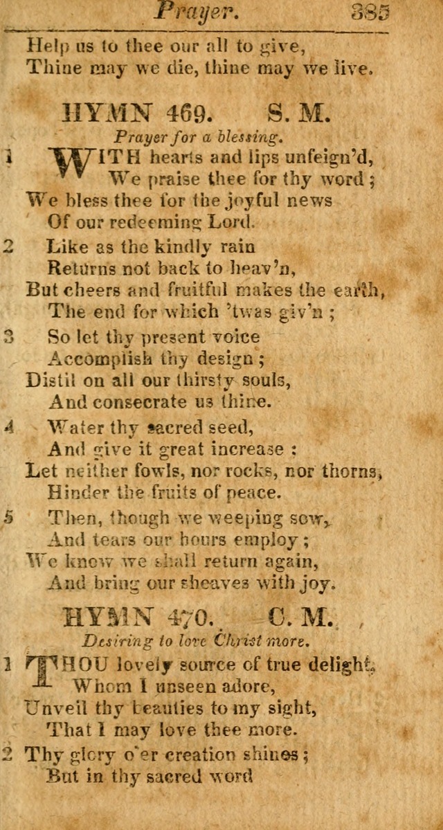 A Choice Selection of Psalms, Hymns and Spiritual Songs for the use of  Christians page 378