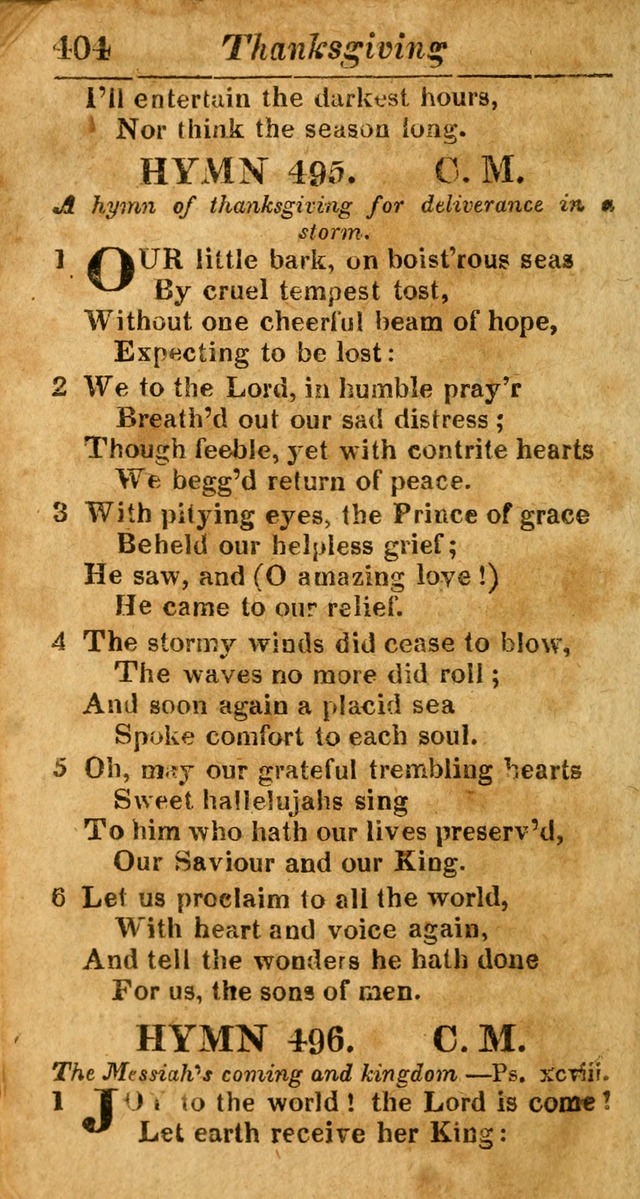 A Choice Selection of Psalms, Hymns and Spiritual Songs for the use of  Christians page 397