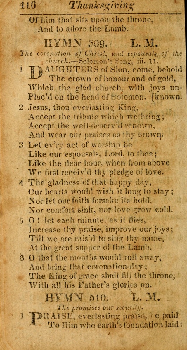 A Choice Selection of Psalms, Hymns and Spiritual Songs for the use of  Christians page 409