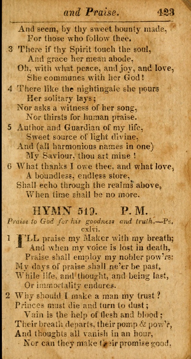 A Choice Selection of Psalms, Hymns and Spiritual Songs for the use of  Christians page 416