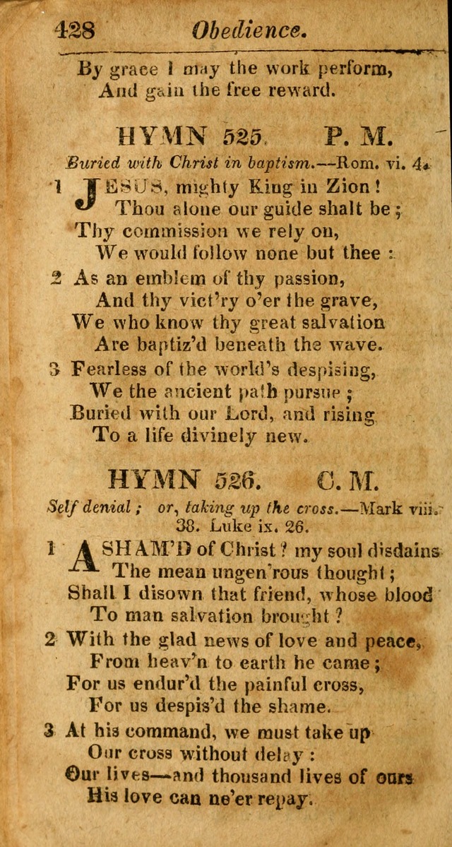 A Choice Selection of Psalms, Hymns and Spiritual Songs for the use of  Christians page 421