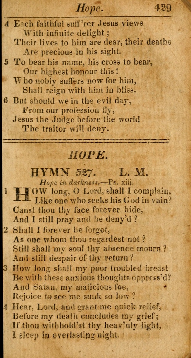 A Choice Selection of Psalms, Hymns and Spiritual Songs for the use of  Christians page 422