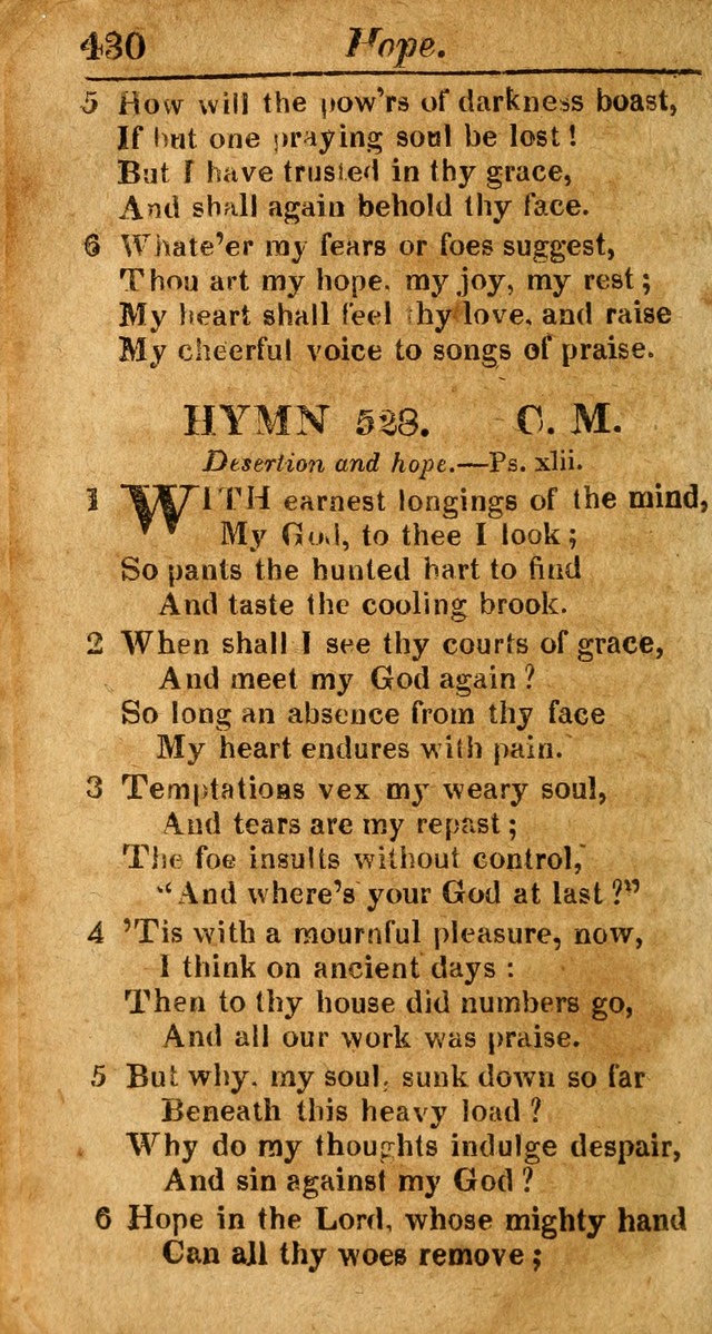 A Choice Selection of Psalms, Hymns and Spiritual Songs for the use of  Christians page 423