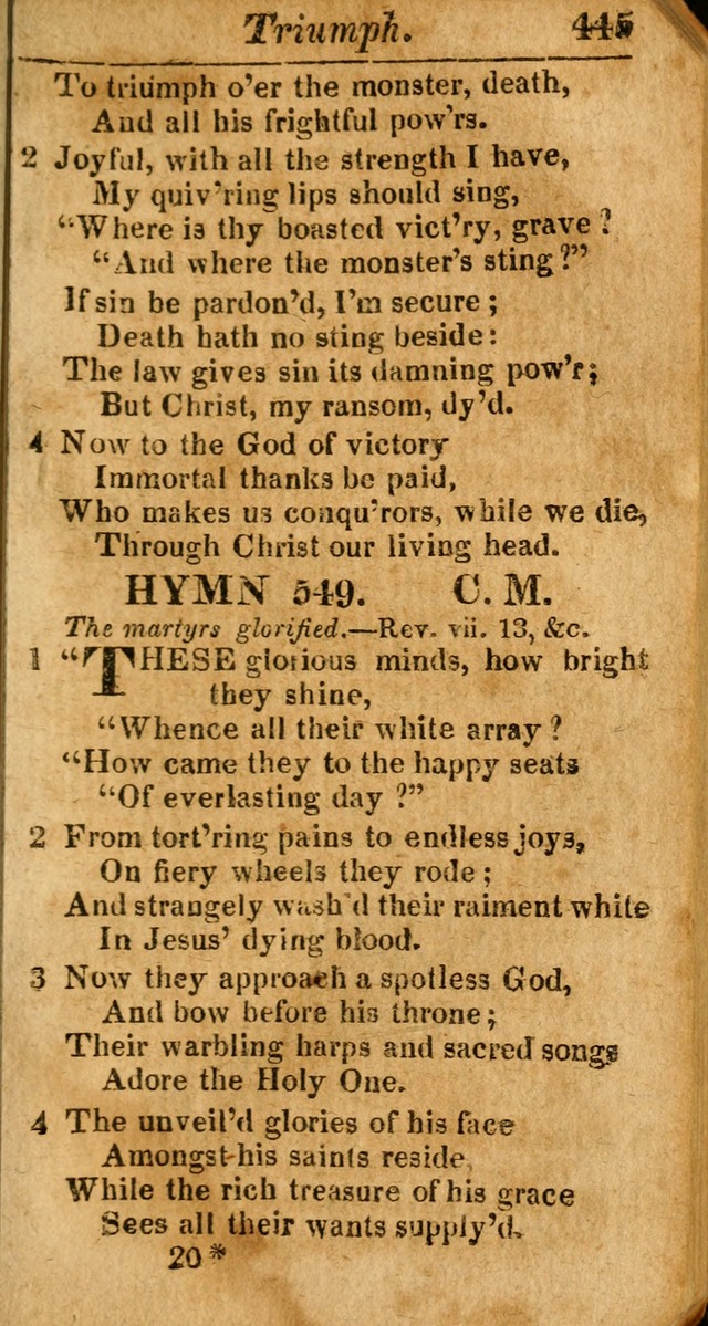 A Choice Selection of Psalms, Hymns and Spiritual Songs for the use of  Christians page 438