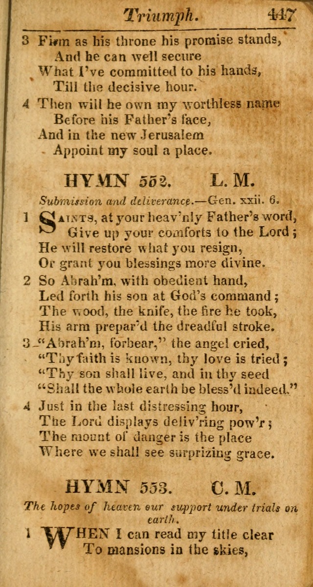 A Choice Selection of Psalms, Hymns and Spiritual Songs for the use of  Christians page 440