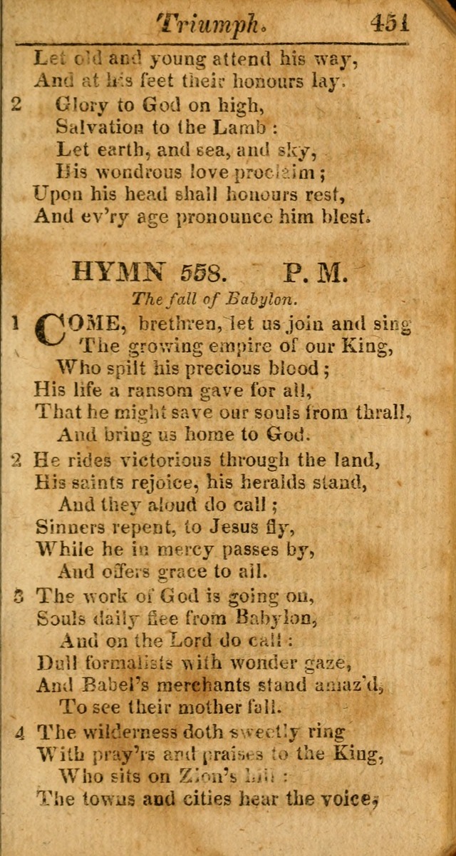 A Choice Selection of Psalms, Hymns and Spiritual Songs for the use of  Christians page 444