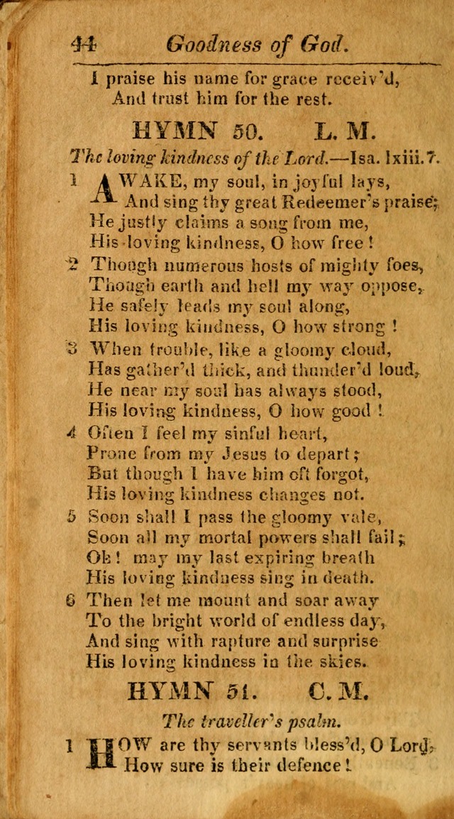 A Choice Selection of Psalms, Hymns and Spiritual Songs for the use of  Christians page 45