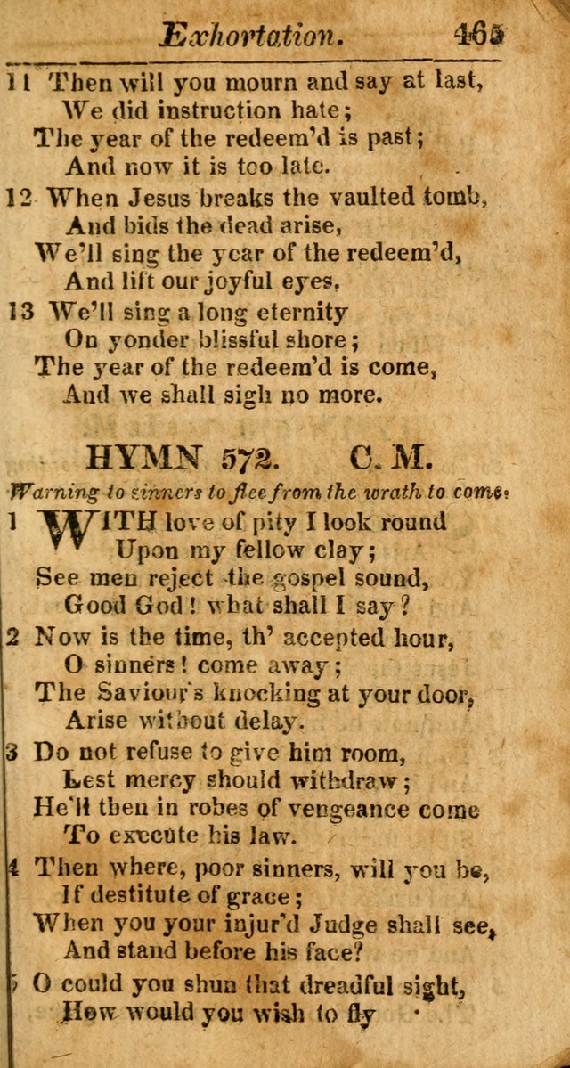 A Choice Selection of Psalms, Hymns and Spiritual Songs for the use of  Christians page 458