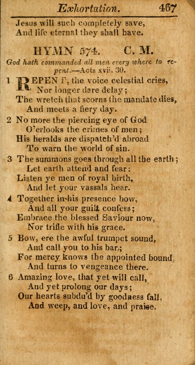 A Choice Selection of Psalms, Hymns and Spiritual Songs for the use of  Christians page 460