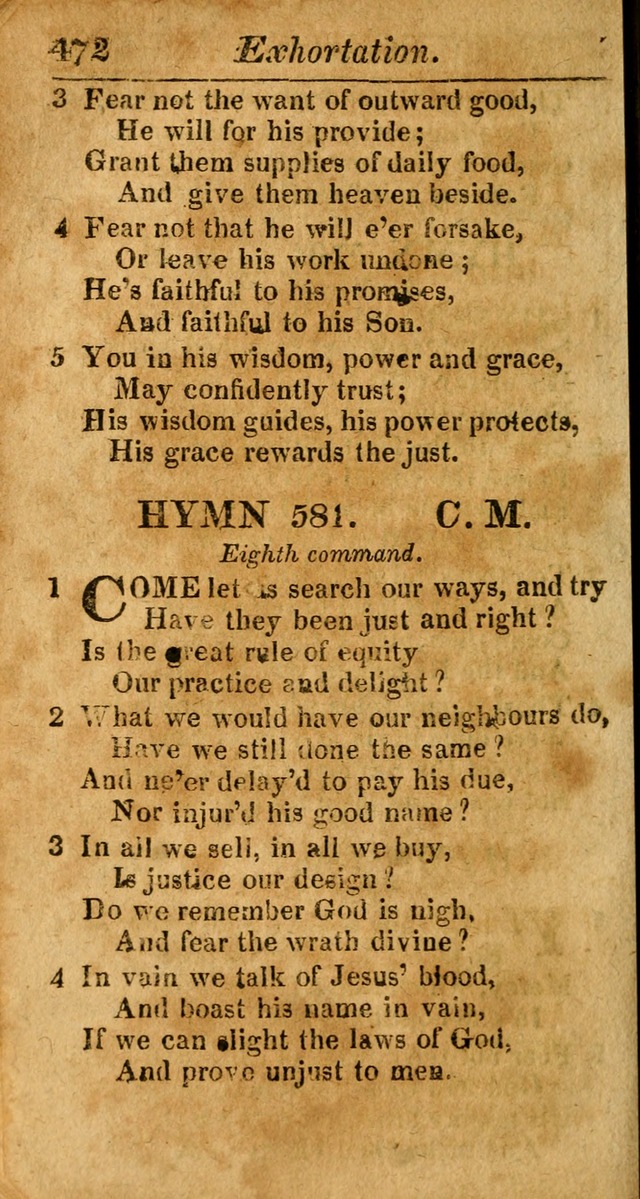 A Choice Selection of Psalms, Hymns and Spiritual Songs for the use of  Christians page 465