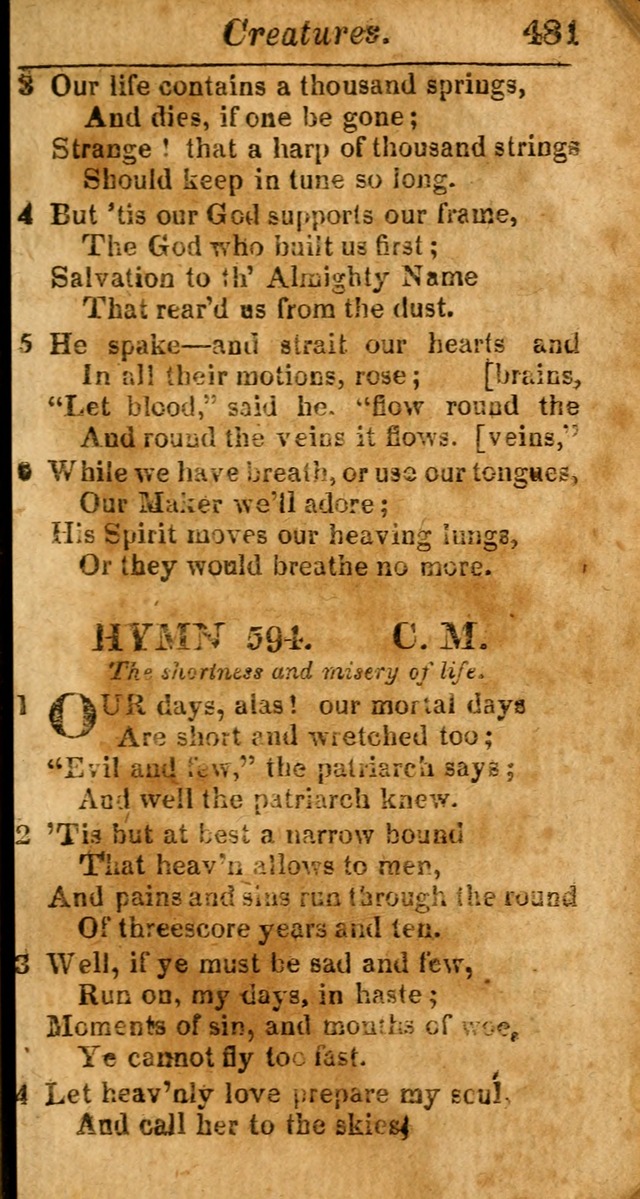 A Choice Selection of Psalms, Hymns and Spiritual Songs for the use of  Christians page 474