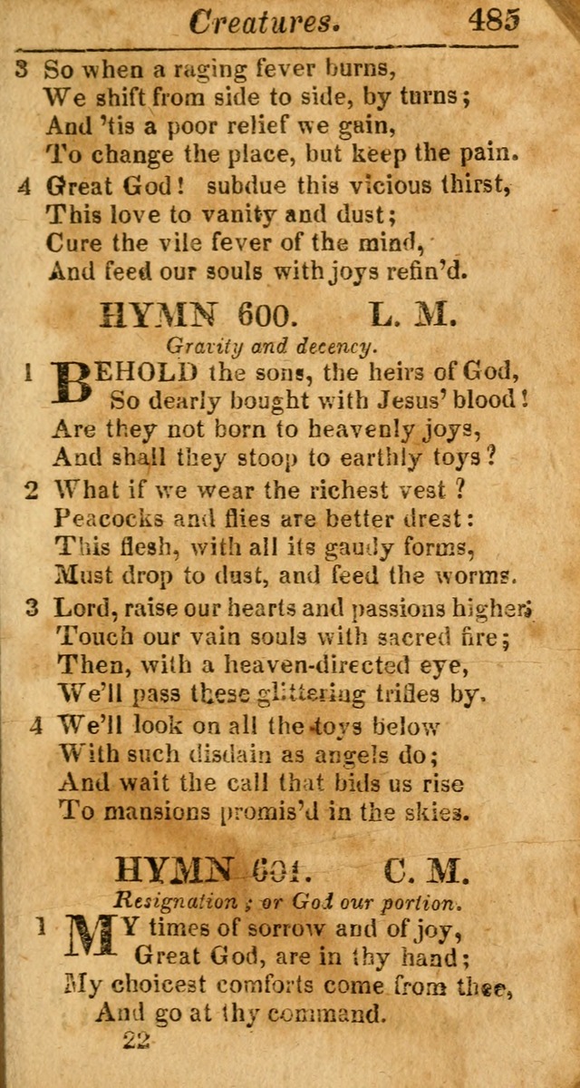 A Choice Selection of Psalms, Hymns and Spiritual Songs for the use of  Christians page 478