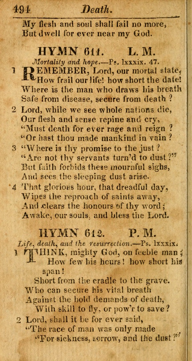 A Choice Selection of Psalms, Hymns and Spiritual Songs for the use of  Christians page 487