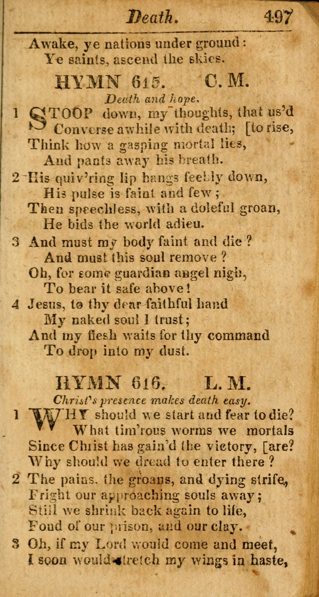 A Choice Selection of Psalms, Hymns and Spiritual Songs for the use of  Christians page 490