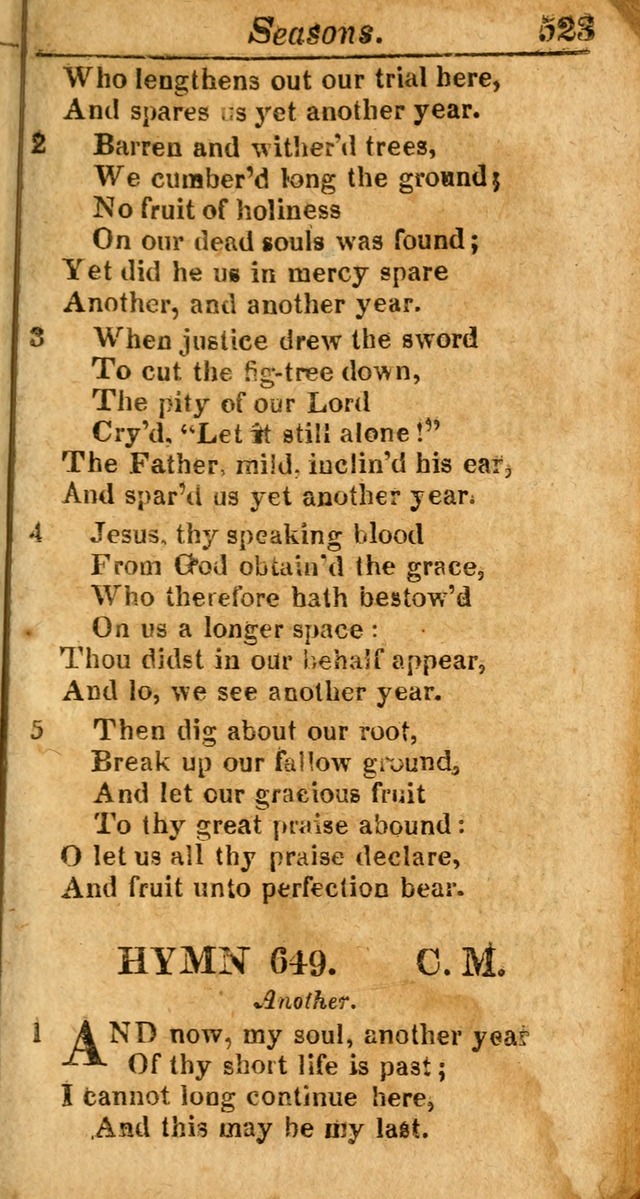 A Choice Selection of Psalms, Hymns and Spiritual Songs for the use of  Christians page 516