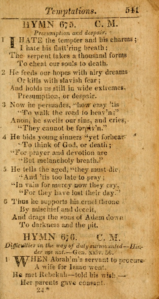 A Choice Selection of Psalms, Hymns and Spiritual Songs for the use of  Christians page 534