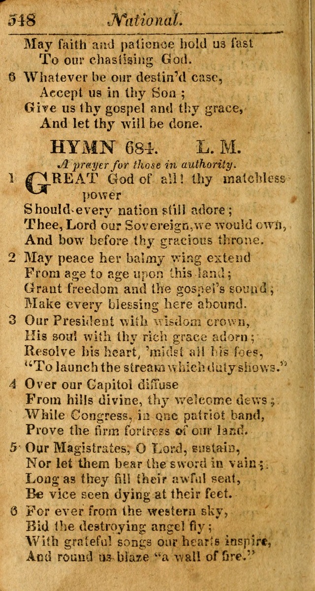 A Choice Selection of Psalms, Hymns and Spiritual Songs for the use of  Christians page 541